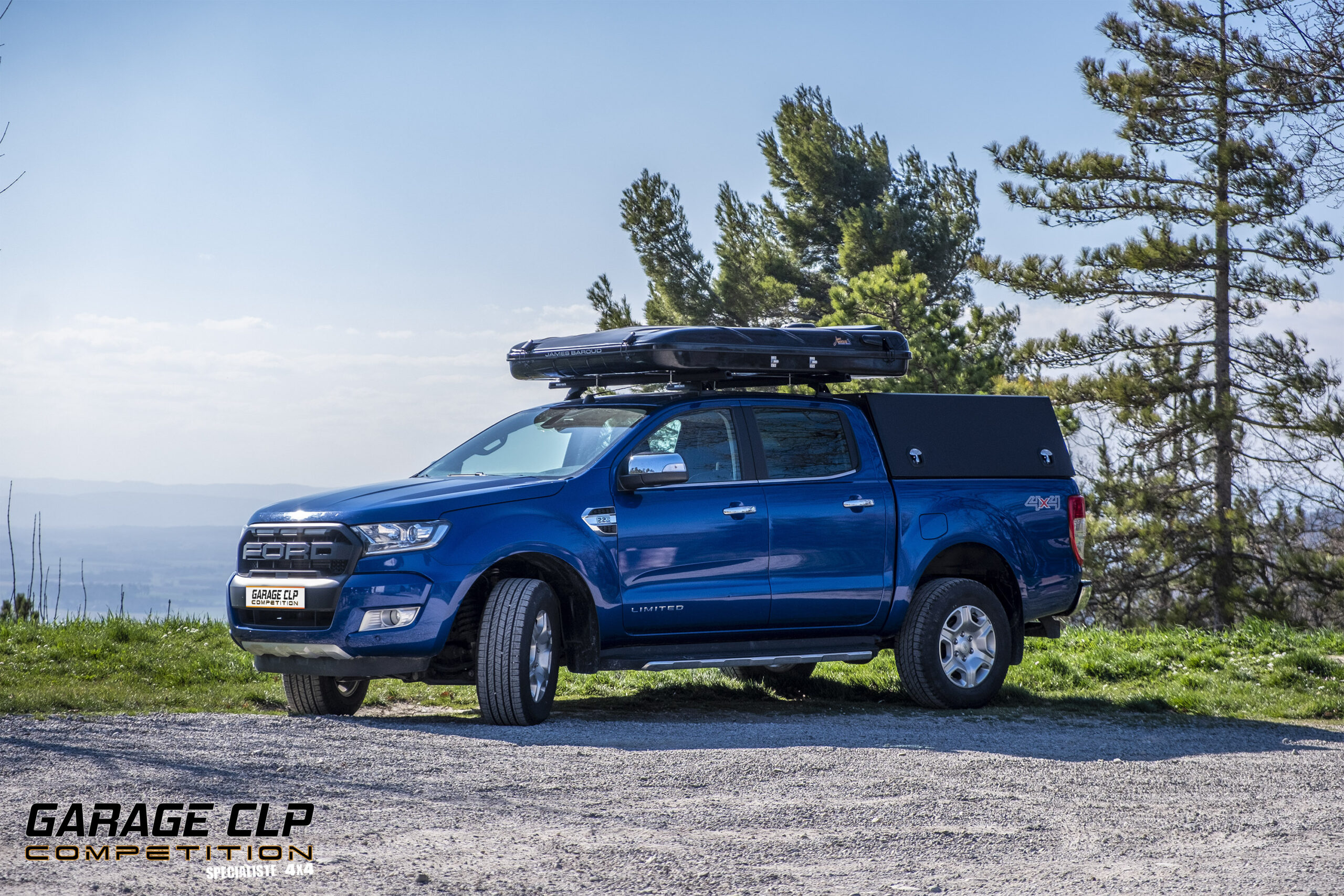 Ford Ranger - Hard top + tente de toit James Baroud