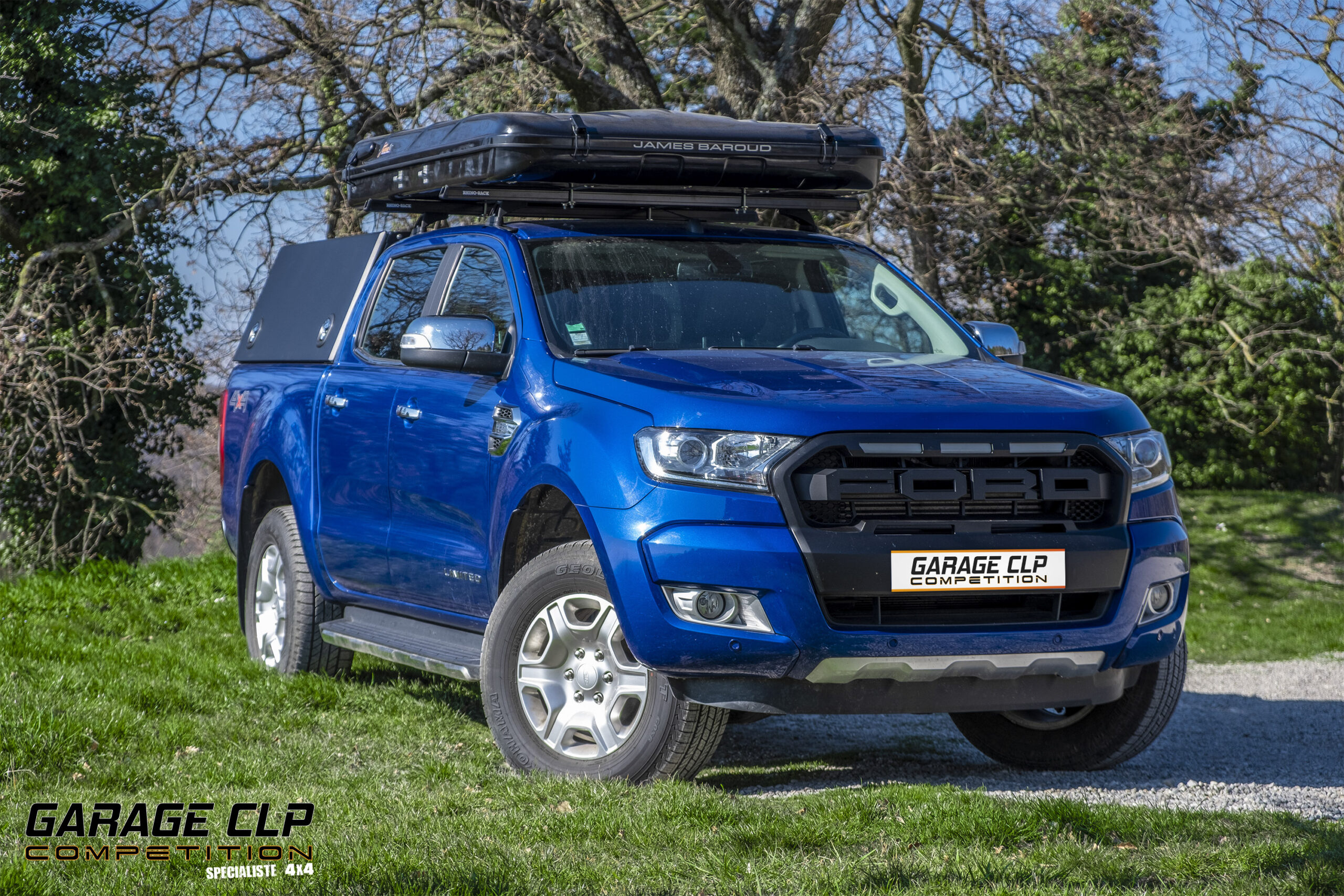 Ford Ranger - Hard top + tente de toit James Baroud